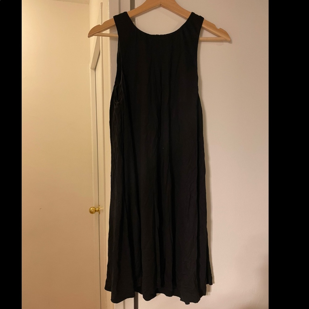 Black jersey dress